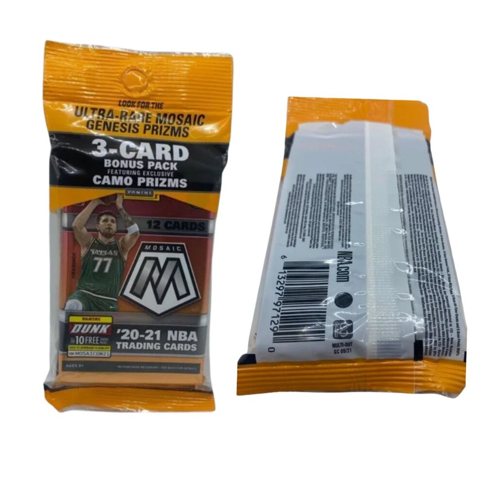 2020- 2021 Panini Mosaic NBA Basketball Cello pack